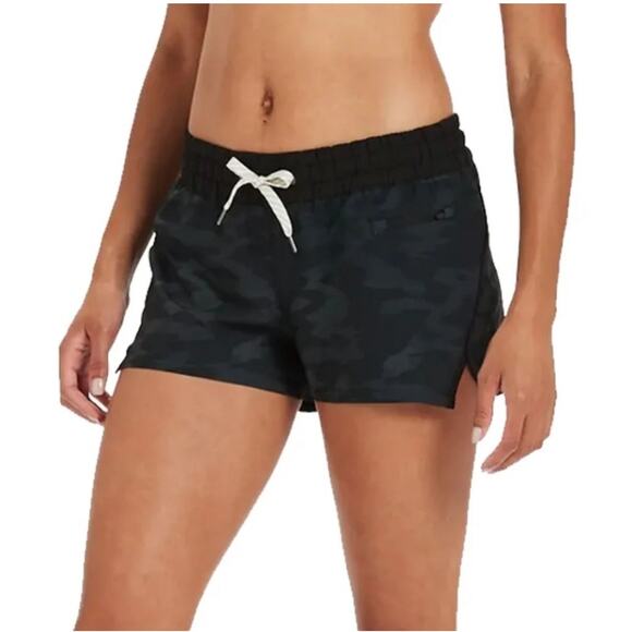 Vuori Clementine Camo shorts size Medium Running Athletic Black Gray - Picture 4 of 6
